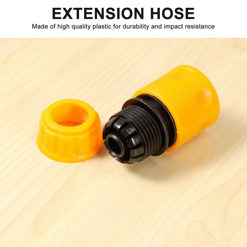 9pcs Quick Connect Hose Fitting Set Sturdy Plastic Double Ended Connectors For Efficient Car Washing And Garden Irrigation - Image 3