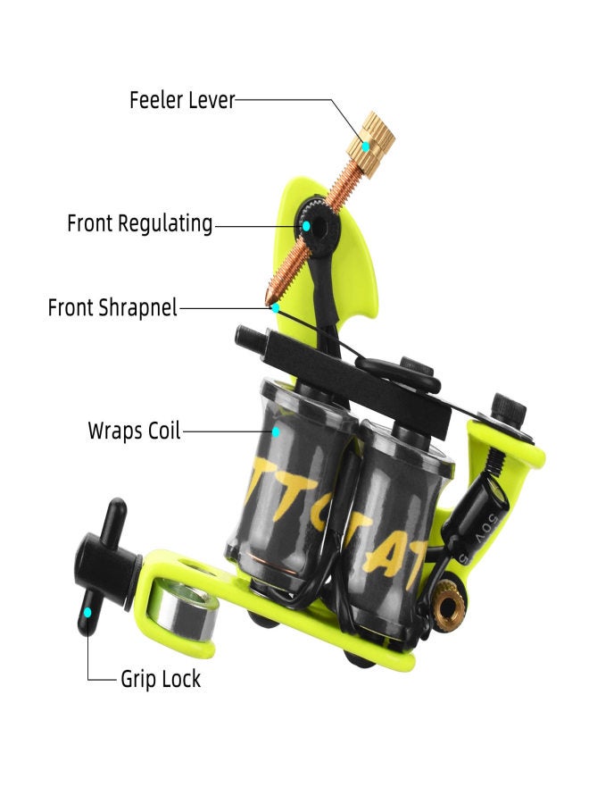 Mast Tattoo Machine Traditional Handmade Coil Machine (Liner+Shader) - Image 4
