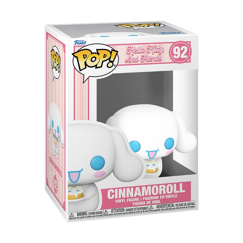 Funko POP! Sanrio Hello Kitty and Friends Cinnamoroll with Cake Vinyl Figure (6.9 cm) - Image 2