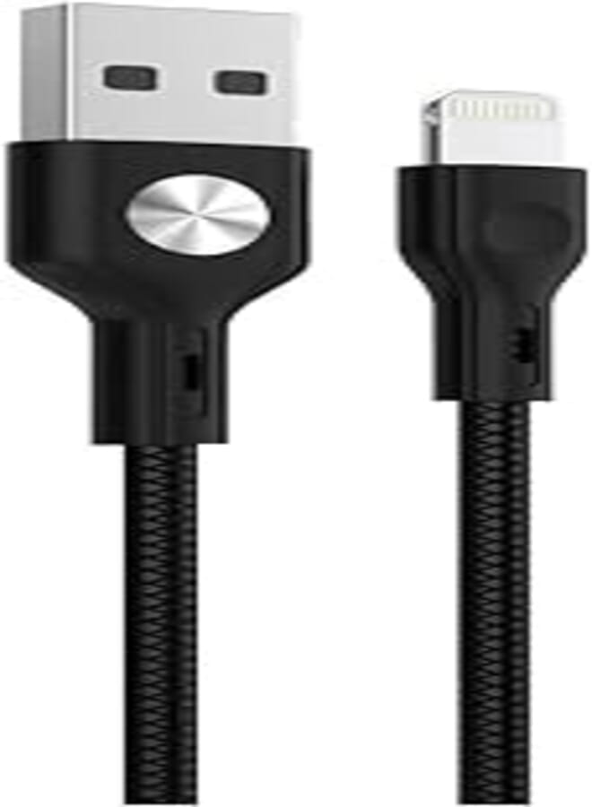 Iconz XBL04K Bazix Lightning Cable, 2.4 Ampere - Black