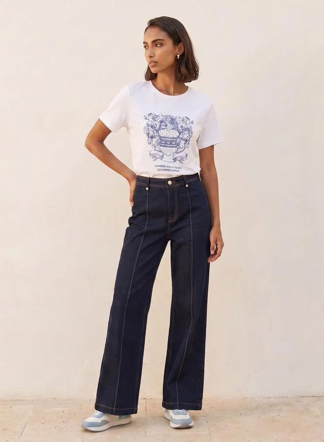 لي كوبر Lee Cooper Relaxed Fit Cotton T-shirt