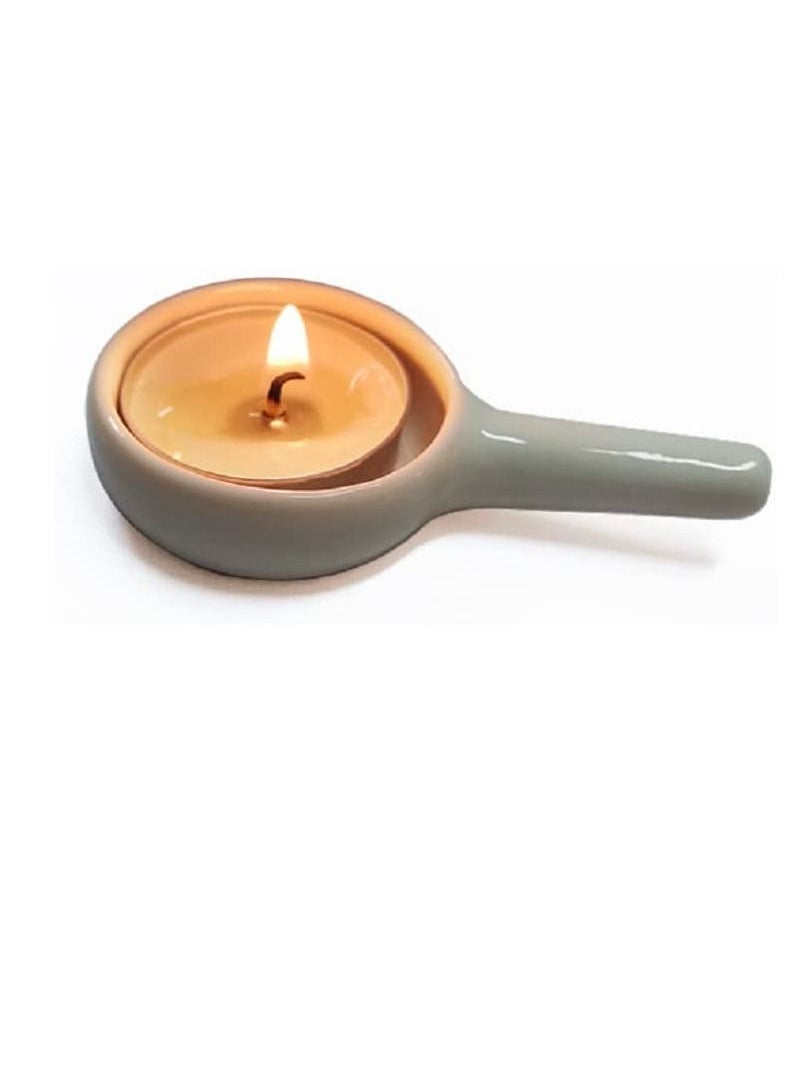 Womdee Essential Oil Candle Warmers, Ceramic Tealight Holder ,Aroma Oil Burner, Oil Burner  - Image 2