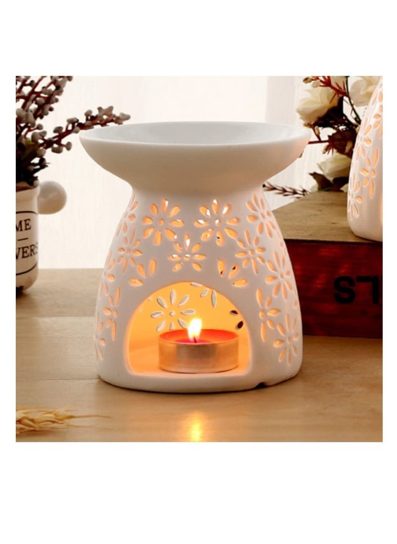 Womdee Essential Oil Candle Warmers, Ceramic Tealight Holder ,Aroma Oil Burner, Oil Burner  - Image 4