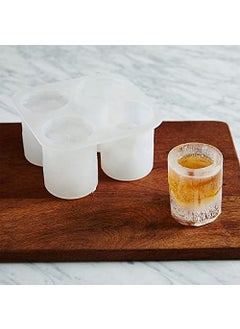 Mishrit Mishrit ice Shot Glass/Ice Cube Tray/Jelly Tray/Chocolate Mold/Silicone Ice Tray/Silicone Ice Shot Glass Mold (Multi Color,Pack of 1)  - Image 3