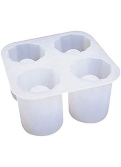 Mishrit Mishrit ice Shot Glass/Ice Cube Tray/Jelly Tray/Chocolate Mold/Silicone Ice Tray/Silicone Ice Shot Glass Mold (Multi Color,Pack of 1)  - Image 1