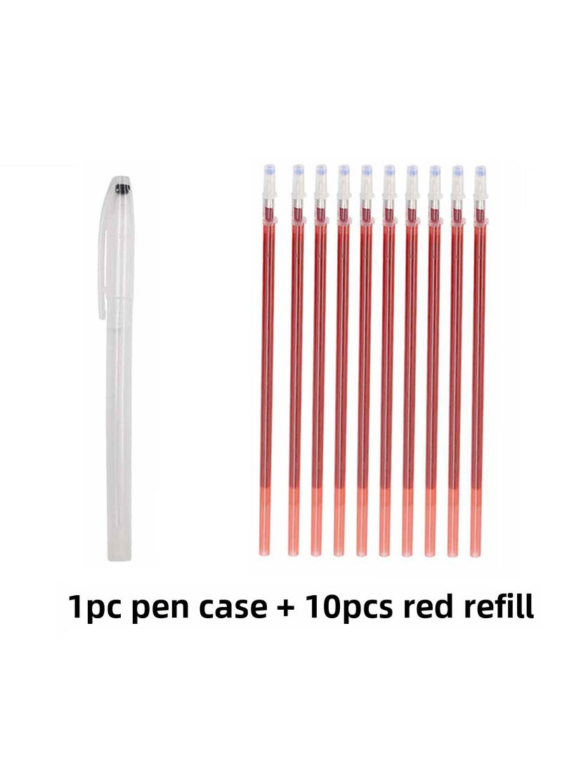 10pcs Heat Erase Pens Fabric PU Leather Sewing 10 Red reFill + shell - pzsku/ZB0EE8B4D0C811C5A68DEZ/45/_/1731523451/d0757571-4dfd-4828-a40e-0b6418a8131c