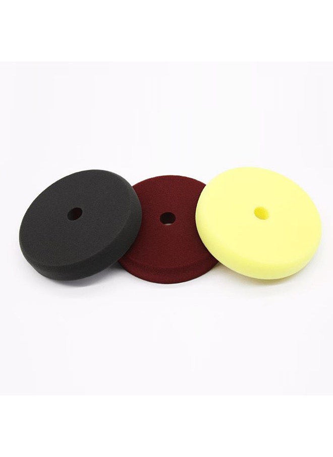 Generic - 1pc Polishing Pad 6 Inches Car Buffing Sponge for Automobiles Yachts Moderate Scratch Oxidation Defect Removal Red Medium Polishing - Image 1