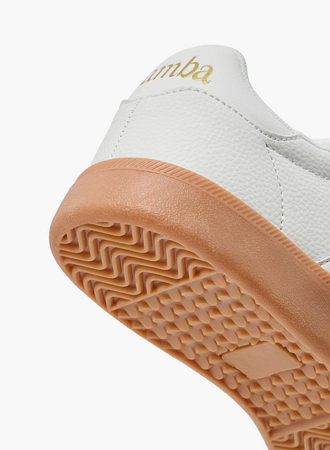 SAMBA Women's Panelled Ankle Sneakers with Lace-Up Closure - Image 5