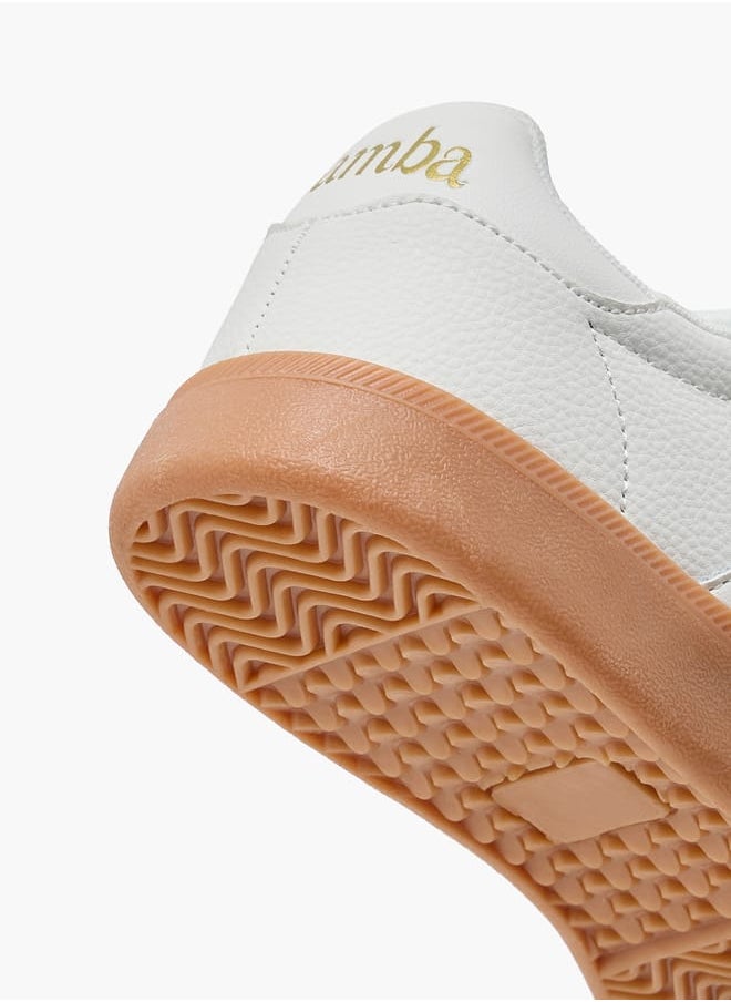 SAMBA - Women's Panelled Ankle Sneakers with Lace-Up Closure - Image 1