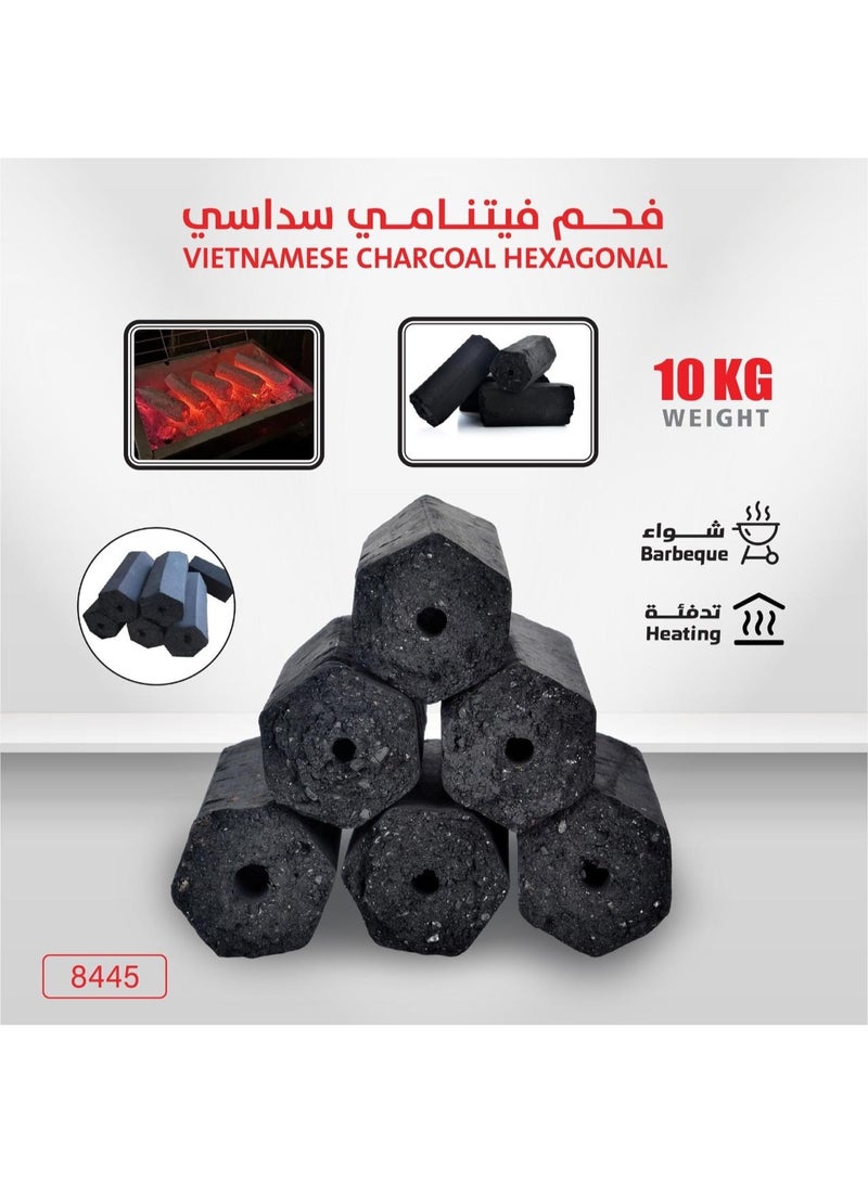 إيروريكس فحم فيتنامي سداسي 10 كجم - Image 1