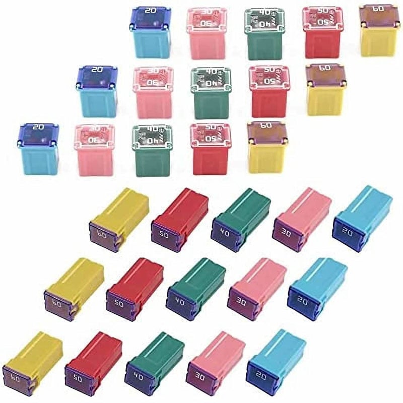 JESUNK 30 pc Automotive Fuse Kit for Cars and Trucks - Image 1