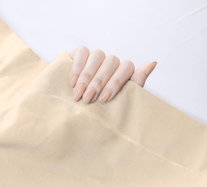 Utopia Bedding Flat Sheet - Soft Brushed Microfiber Fabric - Shrinkage & Fade Resistant Top Sheet - Easy Care - 1 Flat Sheet Only (Twin  Beige) - Image 4