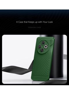 Gear4 Tecno Spark 30C 4G 2024 Gear4 Soft Liquid Silicone with Wavey Texture Case Cover - Dark Green  - Image 3
