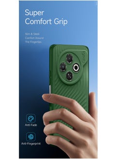 Gear4 Tecno Spark 30C 4G 2024 Gear4 Soft Liquid Silicone with Wavey Texture Case Cover - Dark Green  - Image 2