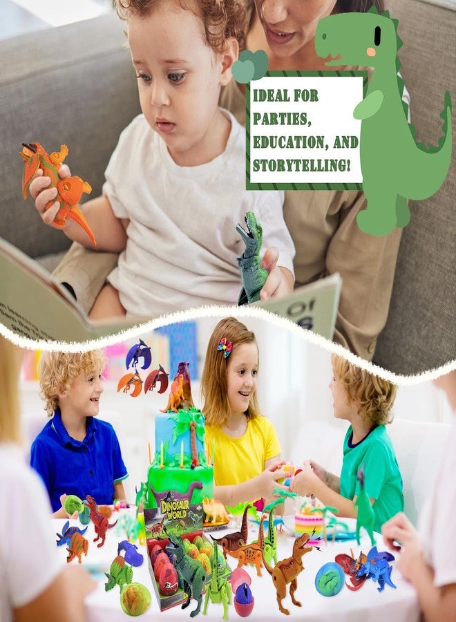 Sealive 12 PCS Easter Eggs Filled with Dinosaur Toys - Surprise Hatching Eggs for Kids | Perfect for Easter, Birthday Party Favors, Fun Educational Toys for Home & School Play - Image 5