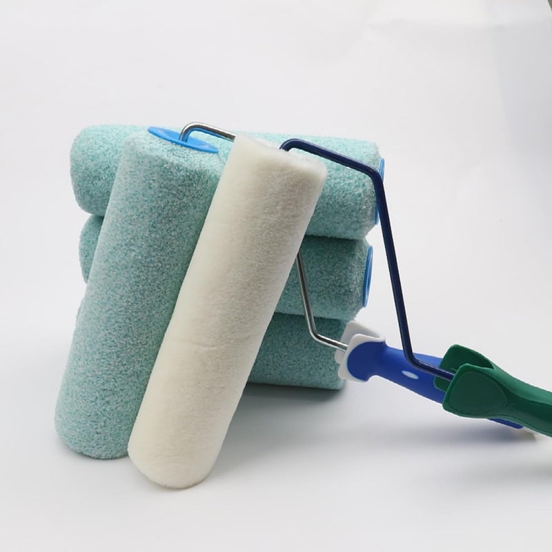Professional Grades Paint Roller with Nonslip Handle and Tear Microfiber Fabric Microfiber Professional Eggshell Finish Paint - Image 2