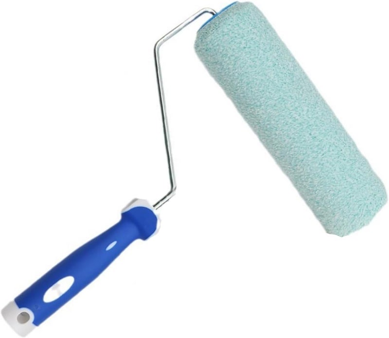Professional Grades Paint Roller with Nonslip Handle and Tear Microfiber Fabric Microfiber Professional Eggshell Finish Paint - Image 1