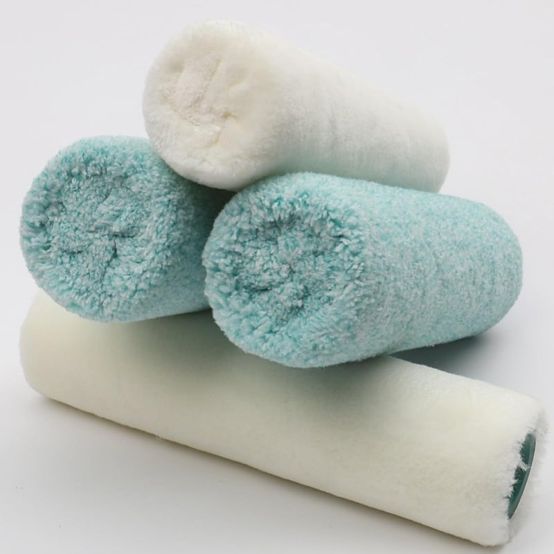 Professional Grades Paint Roller with Nonslip Handle and Tear Microfiber Fabric Microfiber Professional Eggshell Finish Paint - Image 3