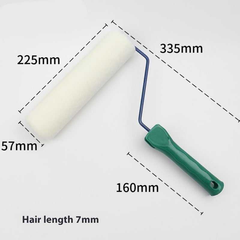 Professional Grades Paint Roller with Nonslip Handle and Tear Microfiber Fabric Microfiber Professional Eggshell Finish Paint - Image 4