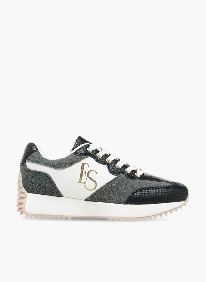 ايل Women'S Panelled Lace-Up Sneakers
