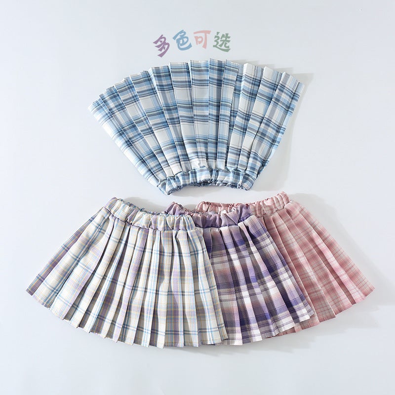 Girls Genuine Jk Dress Paid Skirt Children'S Spring Clothing 2023 College Style Pleated Skirt Skirt Summer Skirt - Image 4