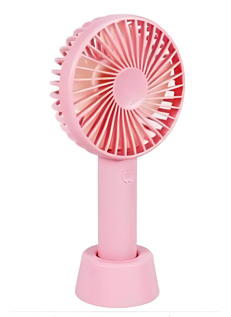 Panvil - Portable Rechargeable Fan with Battery and Charger – Lightweight and Stylish Mini Fan for Pocket, Bag, Home, and Office – Compact Personal Cooling Solution for Travel, Work, and Daily Use (Color as per Stock) - Image 1