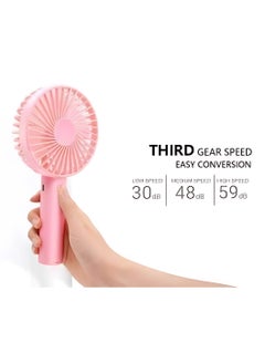Panvil Portable Rechargeable Fan with Battery and Charger – Lightweight and Stylish Mini Fan for Pocket, Bag, Home, and Office – Compact Personal Cooling Solution for Travel, Work, and Daily Use (Color as per Stock)  - Image 2