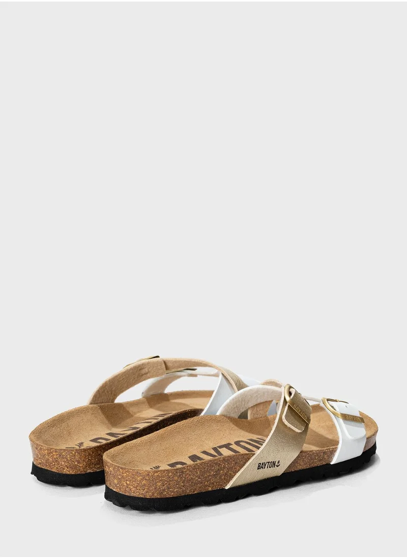 BAYTON Cleo Multi Strap Flat Sandals