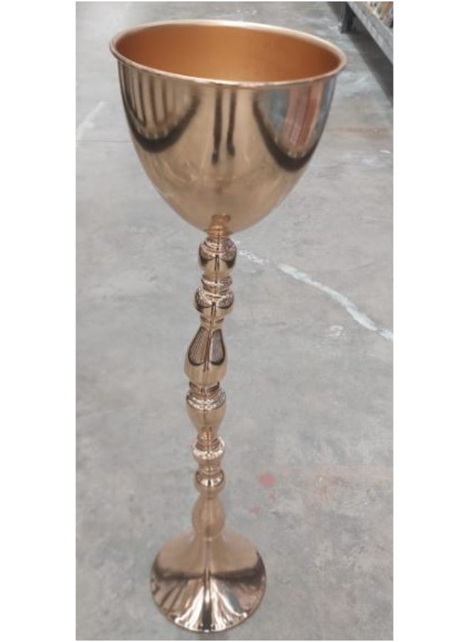 Gulf Flowers Metal Vase  Durable and sleek metal design, adds a modern touch to any setting 