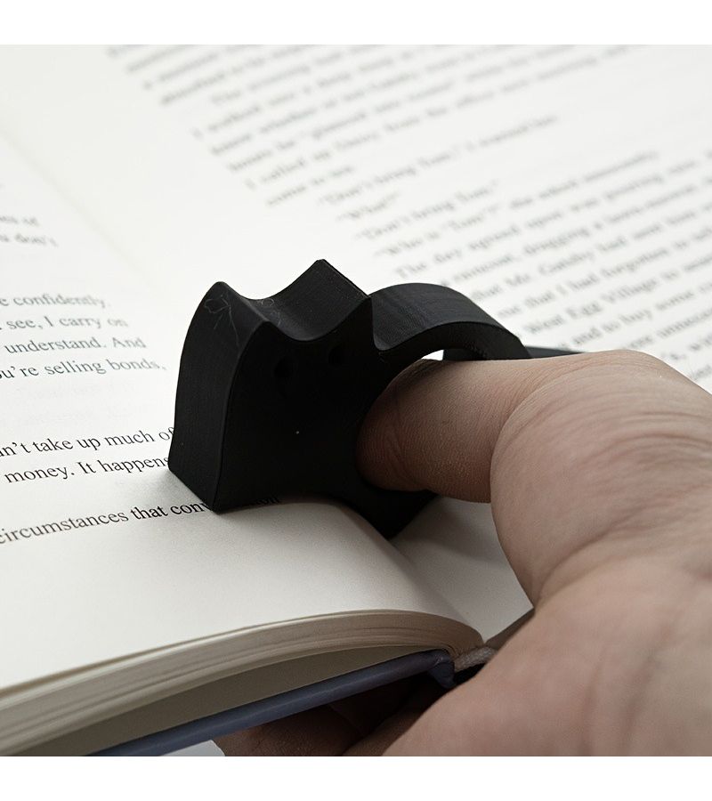 3D Printing Black Cat Bookmark Page Clip with Tabs for Books Classroom Homeschool Learning Supplies Durable Page Holder Decoration 4 Pack - Image 3