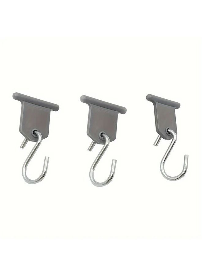 3pcs Multi Hole Camping Tent Hooks Durable Outdoor Storage Accessories For RV Van - Image 1
