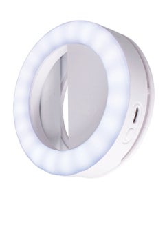 DIGI CORE LED Selfie Ring Light Clip On For Smartphones White  - Image 3