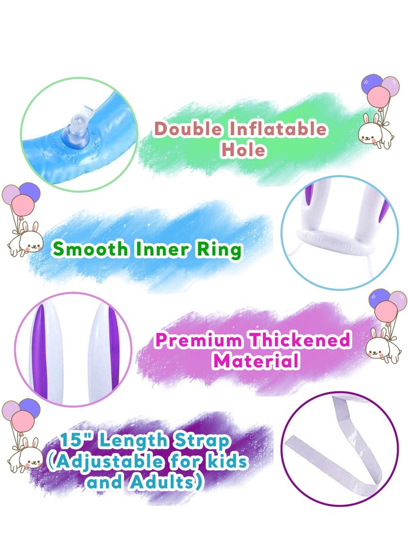 Inflatable Bunny Ring Toss Game - 3 Pack Rabbit Ears Toss Game for Kids, Family, and School Parties - Fun Indoor and Outdoor Activity, Perfect Party Favor! - Image 3