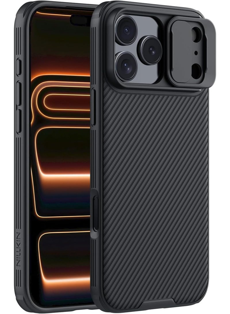 Nillkin Case Cover CamShield Pro  Case With Slide Camera For Iphone 17 Pro Max (Black) - Image 1