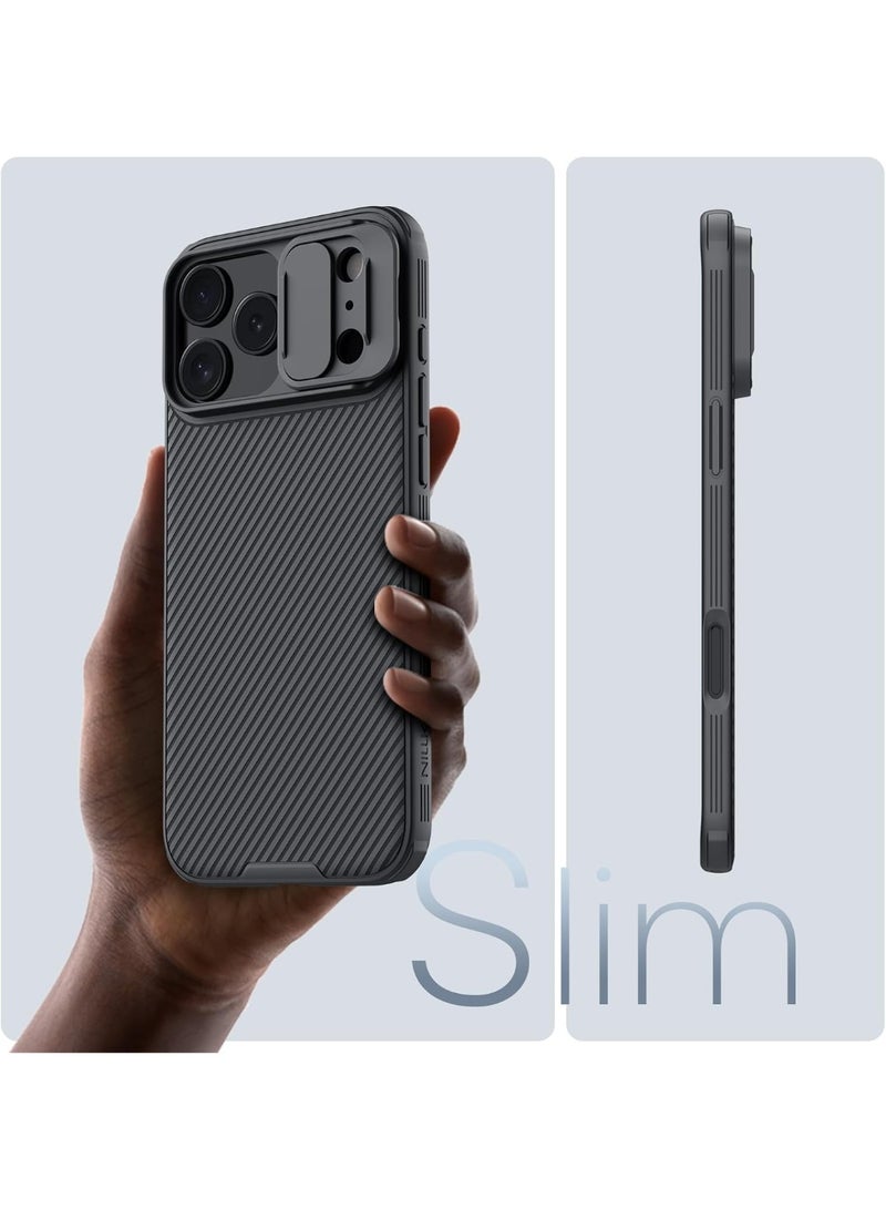 Nillkin Case Cover CamShield Pro  Case With Slide Camera For Iphone 17 Pro Max (Black) - Image 5