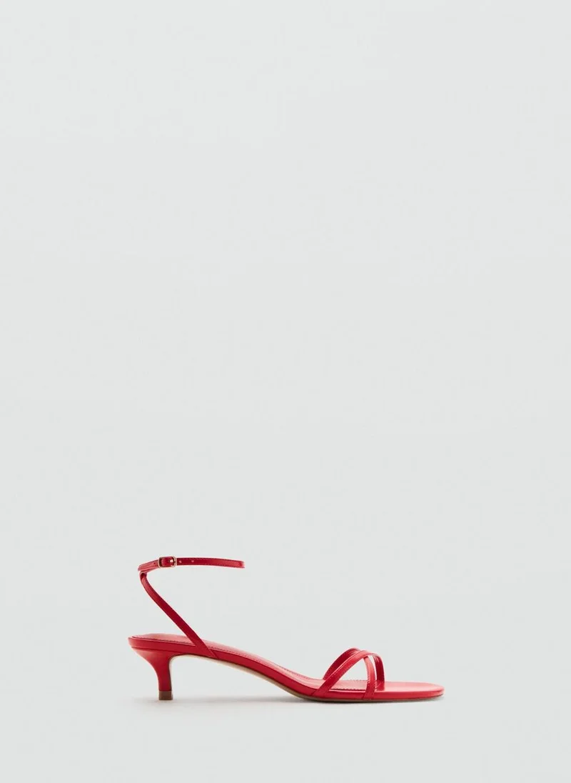 مانجو Criss-Cross Straps Sandals