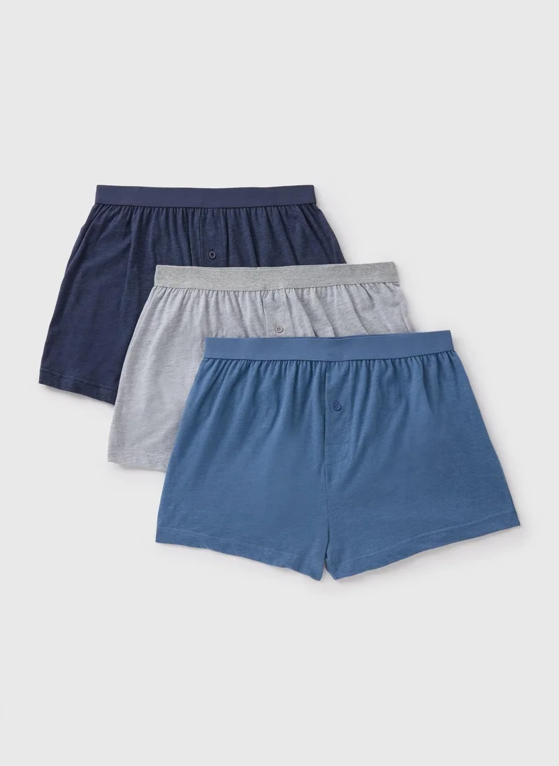 Matalan 3 Pack Multi Loose Fit Boxers