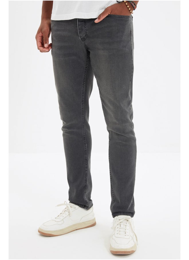 trendyol Gray Skinny Fit Jeans TMNAW22JE0210  - Image 1