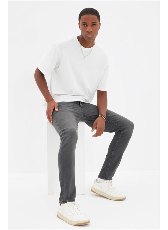 trendyol Gray Skinny Fit Jeans TMNAW22JE0210  - Image 3