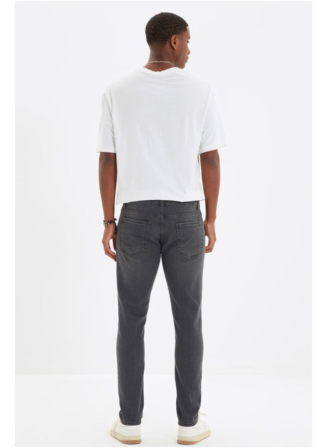 trendyol Gray Skinny Fit Jeans TMNAW22JE0210  - Image 5