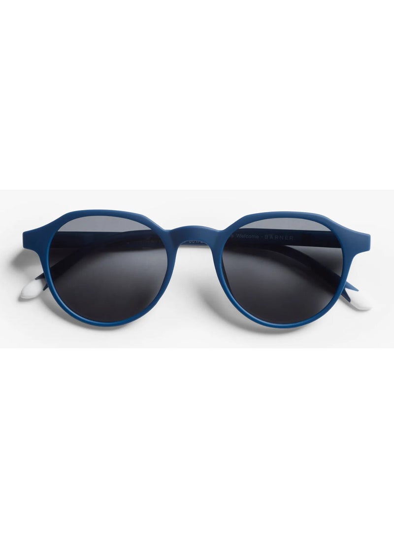 BARNER Chamberi Navy Blue Sun - Unisex  Hexagonal Sunglasses - Image 1