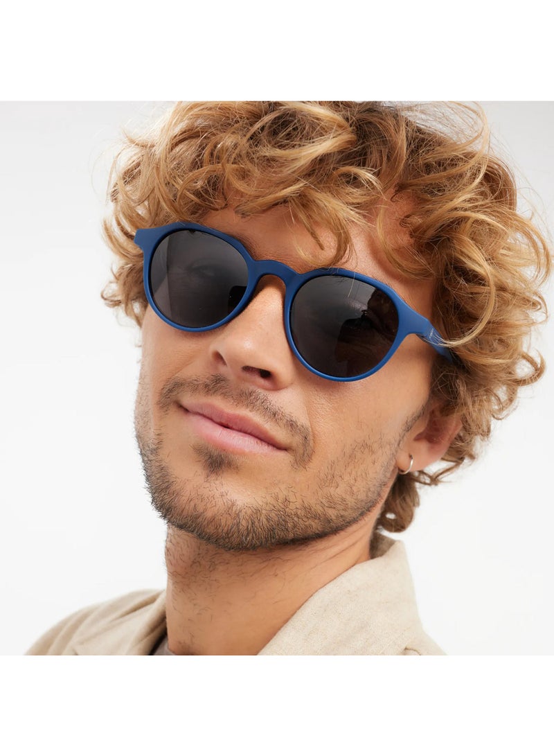 BARNER Chamberi Navy Blue Sun - Unisex  Hexagonal Sunglasses - Image 2