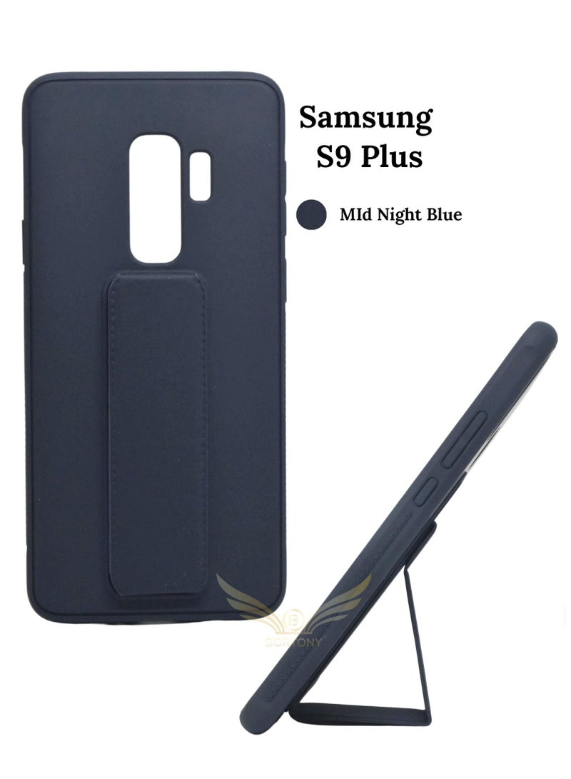 BORTONY Protective Case Cover With Finger Grip Stand For Samsung Galaxy S9 Plus - Image 1