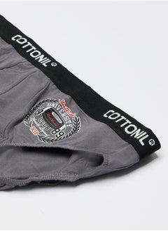 COTTONIL Cottonil Relax Brief For Men - Grey  - Image 3