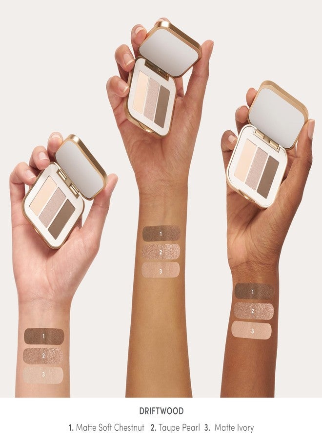 jane iredale PurePressed Eye Shadow Triple Driftwood - Image 5