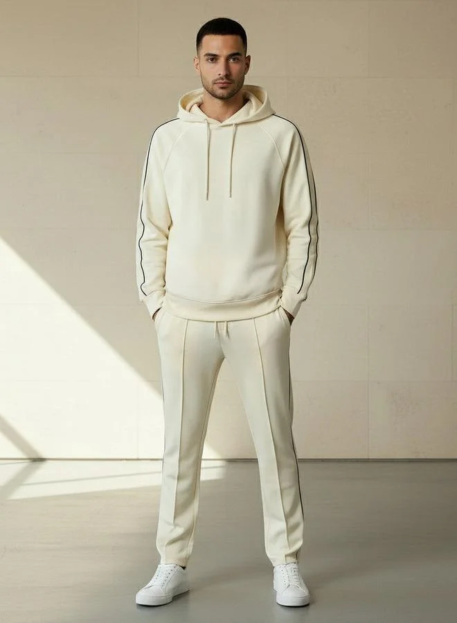 Iconic Iconic Men Tape Detail Hoodie