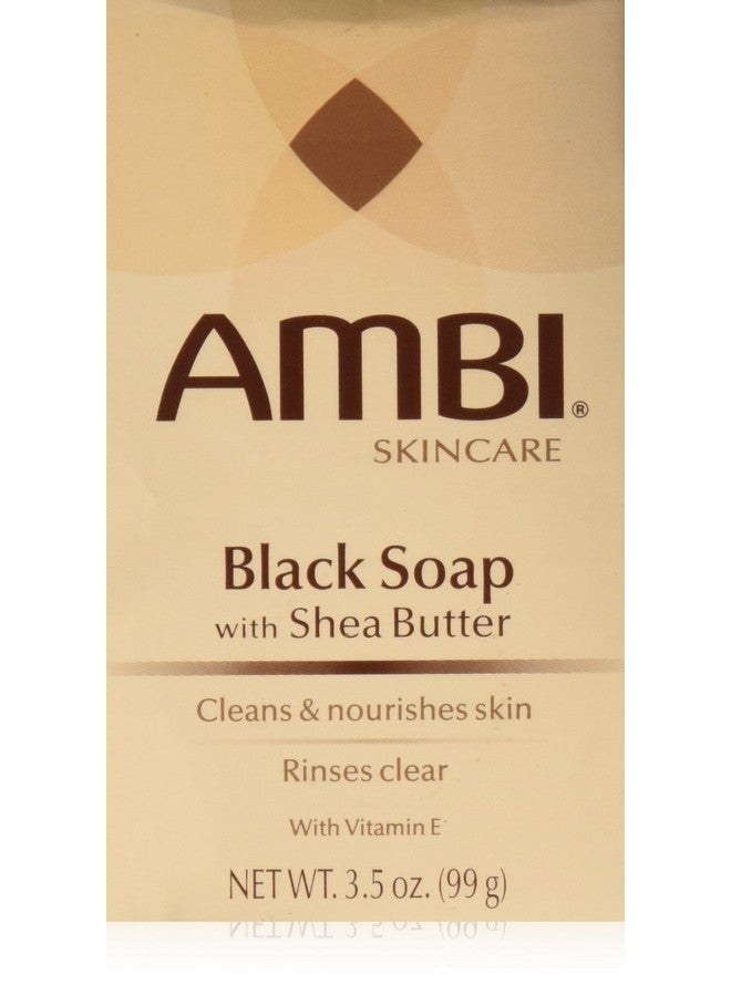 ambi Skincare Black Soap With Shea Butter 3.5 Oz (Pack Of 2) - Image 1