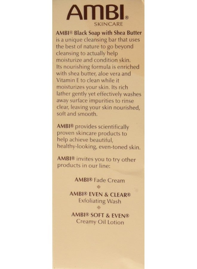 ambi Skincare Black Soap With Shea Butter 3.5 Oz (Pack Of 2) - Image 4