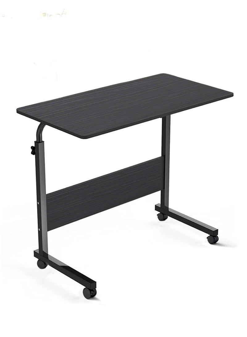 Yolu Adjustable Home Office Desk,Portable Bedside Laptop Table, Height-Adjustable Study Computer Desk for Small Spaces, Movable Sofa Side Table on Wheels - Image 1