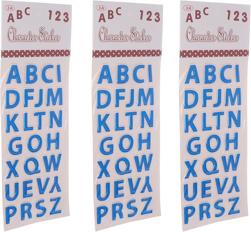 ا بلاستيك ينجليسه ليتتير ستيككير سيت وف  بييكيس فور كيدس  بلوي كساابلوي